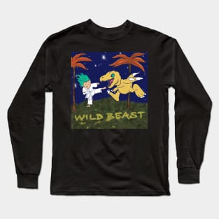 Karate vs. Wild Beast Long Sleeve T-Shirt